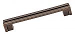 Top Knobs Sanctuary 5" (128mm) Center-to-Center Flat Rail Cabinet Pull (German Bronze)