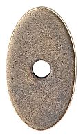 Top Knobs Sanctuary 1-1/4" (32mm) Oval Backplate (German Bronze)