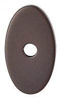 Top Knobs Sanctuary 1-1/4" (32mm) Oval Backplate (Oil Rubbed Bronze)