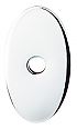 Top Knobs Sanctuary 1-1/4" (32mm) Oval Backplate (Polished Chrome)