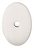 Top Knobs Sanctuary 1-1/2" (38mm) Oval Backplate (Brushed Satin Nickel)