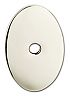 Top Knobs Sanctuary 1-1/2" (38mm) Oval Backplate (Polished Nickel)