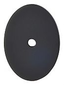 Top Knobs Sanctuary 1-3/4" (44mm) Oval Backplate (Flat Black)