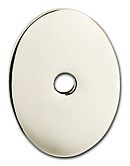Top Knobs Sanctuary 1-3/4" (44mm) Oval Backplate (Polished Nickel)