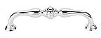 Top Knobs Devon 5-1/16" (129mm) Center-to-Center Allington Cabinet Pull (Polished Chrome)