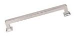 Top Knobs Transcend 6-5/16" (160mm) Center-to-Center Ascendra Pull (Brushed Satin Nickel)
