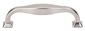 Top Knobs Transcend 3-3/4" (96mm) Center-to-Center Contour Pull (Brushed Satin Nickel)