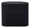Top Knobs Sanctuary 3/4" (19mm) Center-to-Center Small Oval Slot Cabinet Knob (Flat Black)