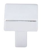 Top Knobs Barrington Channing 1-1/16" (27mm) Cabinet Knob (Polished Chrome)