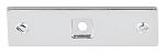 Top Knobs Barrington Channing 3" (76mm) Cabinet Knob Backplate (Polished Chrome)