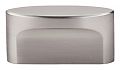 Top Knobs Sanctuary 1-1/2" (38mm) Center-to-Center Medium Oval Slot Cabinet Knob (Brushed Satin Nickel)
