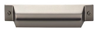 Top Knobs Barrington Channing 3-3/4" (96mm) Center-to-Center Cup Cabinet Pull (Ash Gray)