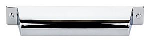 Top Knobs Barrington Channing 5" (128mm) Center-to-Center Cup Cabinet Pull (Polished Chrome)