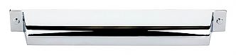 Top Knobs Barrington Channing 7" (178mm) Center-to-Center Cup Cabinet Pull (Polished Chrome)