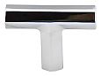 Top Knobs Serene Lydia 1-3/4" (44mm) Cabinet T-Knob (Polished Chrome)