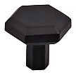 Top Knobs Serene Lydia 1-1/4" (32mm) Cabinet Knob (Flat Black)