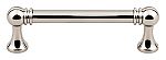Top Knobs Serene Kara 3-3/4" (96mm) Center-to-Center Cabinet Pull (Polished Nickel)
