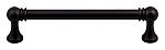 Top Knobs Serene Kara 5-1/16" (129mm) Center-to-Center Cabinet Pull (Flat Black)