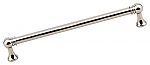 Top Knobs Serene Kara 7-9/16" (192mm) Center-to-Center Cabinet Pull (Polished Nickel)
