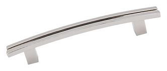 Top Knobs Sanctuary 5" (128mm) Center-to-Center Inset Rail Cabinet Pull (Polished Nickel)
