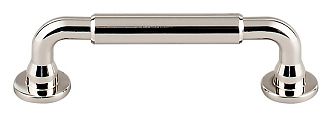 Top Knobs Serene Lily 3-3/4" (96mm) Center-to-Center Cabinet Pull (Polished Nickel)