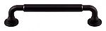 Top Knobs Serene Lily 5-1/16" (129mm) Center-to-Center Cabinet Pull (Flat Black)