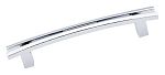 Top Knobs Sanctuary 5" (128mm) Center-to-Center Flaired Cabinet Pull (Polished Chrome)