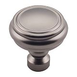 Top Knobs Devon 1-1/4" (32mm) Brixton Rimmed Cabinet Knob (Ash Gray)