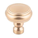 Top Knobs Devon 1-1/4" (32mm) Brixton Rimmed Cabinet Knob (Honey Bronze)