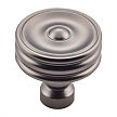 Top Knobs Devon 1-1/4" (32mm) Brixton Ridged Cabinet Knob (Ash Gray)