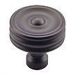 Top Knobs Devon 1-1/4" (32mm) Brixton Ridged Cabinet Knob (Sable)
