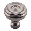 Top Knobs Devon 1-1/4" (32mm) Brixton Button Cabinet Knob (Ash Gray)