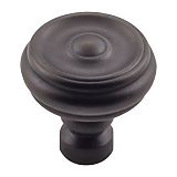 Top Knobs Devon 1-1/4" (32mm) Brixton Button Cabinet Knob (Sable)