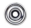 Top Knobs Devon 1-3/8" (35mm) Brixton Knob Backplate (Polished Chrome)