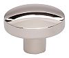 Top Knobs Lynwood 1-3/8" (35mm) x 7/8" (22mm) Hillmont Oval Cabinet Knob (Polished Nickel)