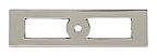 Top Knobs Lynwood 4-5/16" (110mm) Hollin Knob Backplate (Polished Nickel)