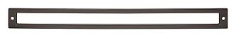 Top Knobs Lynwood 12" (305mm) Center-to-Center Hollin Pull Backplate (Ash Gray)