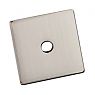 Top Knobs Sanctuary 1" (25mm) Square Backplate (Brushed Satin Nickel)