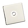 Top Knobs Sanctuary 1" (25mm) Square Backplate (Polished Nickel)