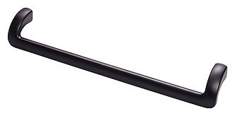 Top Knobs Lynwood 8-13/16" (224mm) Center-to-Center Kentfield Cabinet Pull (Flat Black)