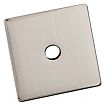 Top Knobs Sanctuary 1-1/4" (32mm) Square Backplate (Brushed Satin Nickel)