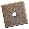 Top Knobs Sanctuary 1-1/4" (32mm) Square Backplate (German Bronze)