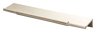 Top Knobs Lynwood 8" (203mm) Crestview Cabinet Finger Pull (Brushed Satin Nickel)