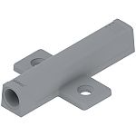 BLUM TIP-ON Wing Adapter Plate for Large Door Units, Screw-On (Gray)
