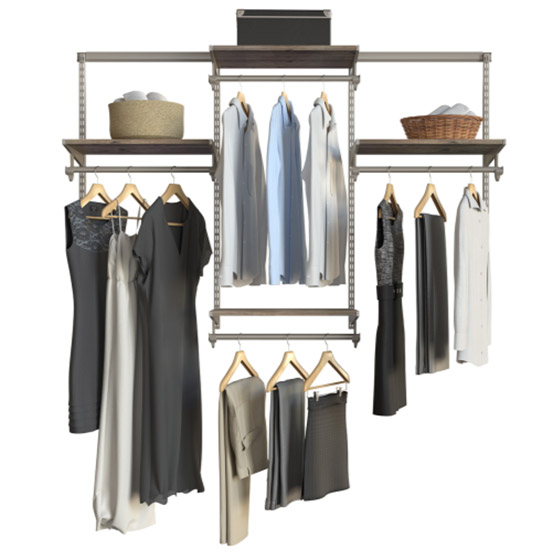 K's closet Knape and Vogt 0300-KITA-8CN - Closet Culture™ by Knape & Vogt 8ft