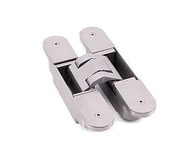 Sugatsune 3-Way Adjustable Stainless Steel Concealed Hinge for 1-7/16"(36mm) Min. Thick Doors - EACH (Satin Stainless)