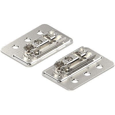 Blum AVENTOS HK-S Door Mounting Plate for Large Overlay 5-Piece Wood Doors, Screw-on (PAIR)