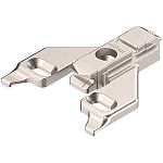 Blum CLIP 6mm Face Frame Mounting Plate (Screw-on, Off-Center Mount, Die-Cast)