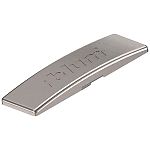 Blum CLIP Hinge Arm Cover Cap for Straight Arm Hinges (Blum Logo, Embossed Steel)