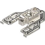 Blum CLIP 6mm Face Frame Cam Adjustable Mounting Plate (Screw-on,  Center Mount, Steel/Die-Cast)
